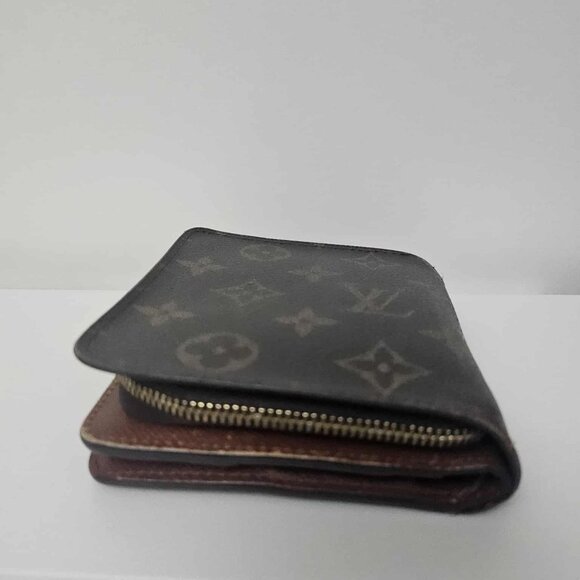 Louis Vuitton Wallet Compact Zip Brown Monogram - Picture 3 of 13